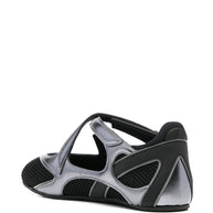 The Attico Floor 01 Ballet Flats - Black