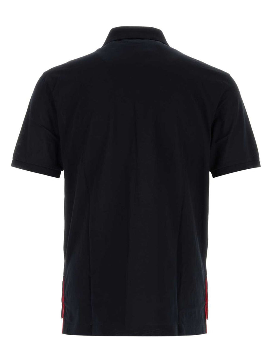 Thom Browne Rwb Cotton Polo Shirt - Blue