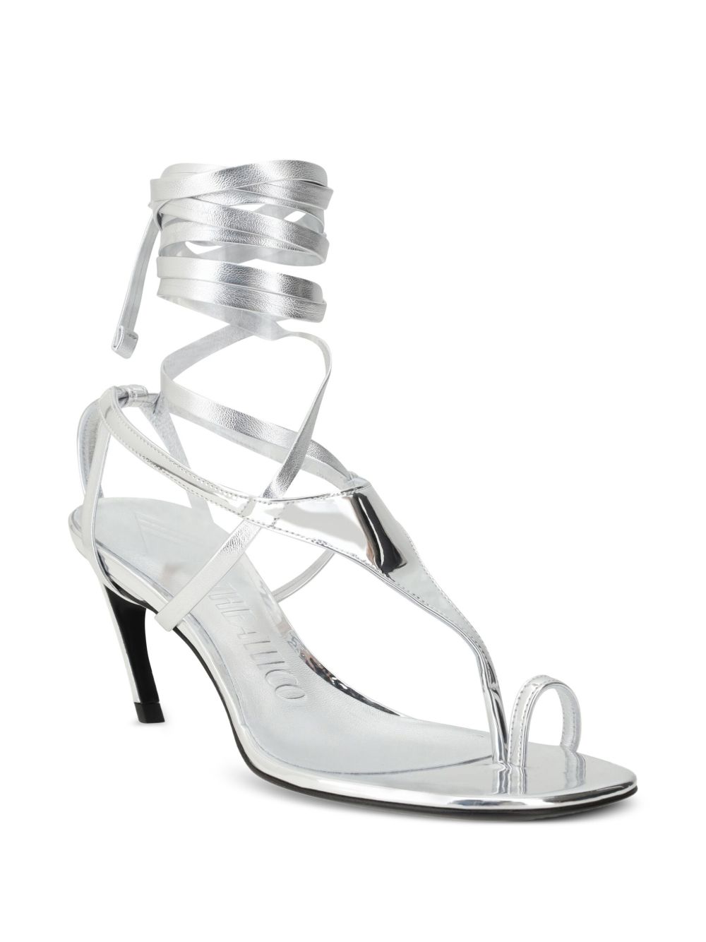 THE ATTICO FASHION Sandals In Silver