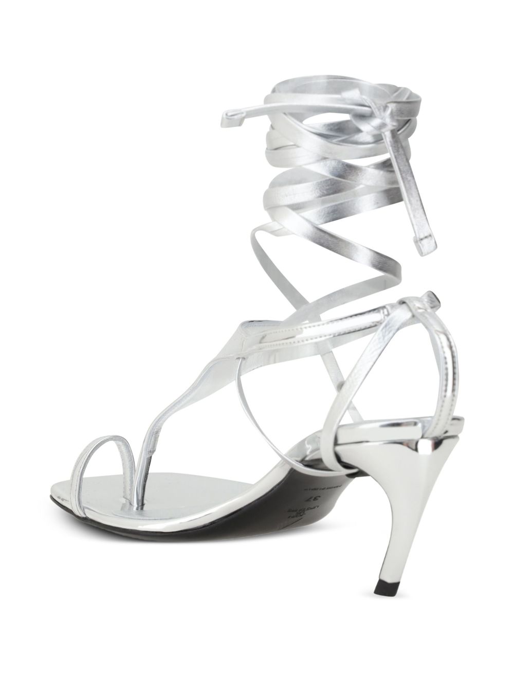 THE ATTICO FASHION Sandals In Silver
