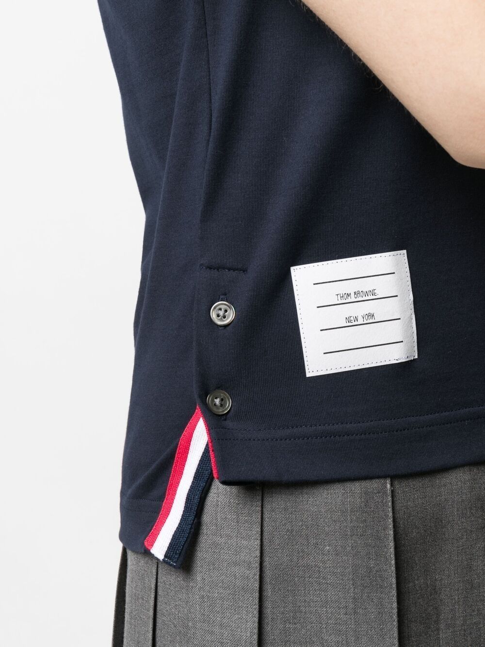 Thom Browne Cotton T-shirt - Blue