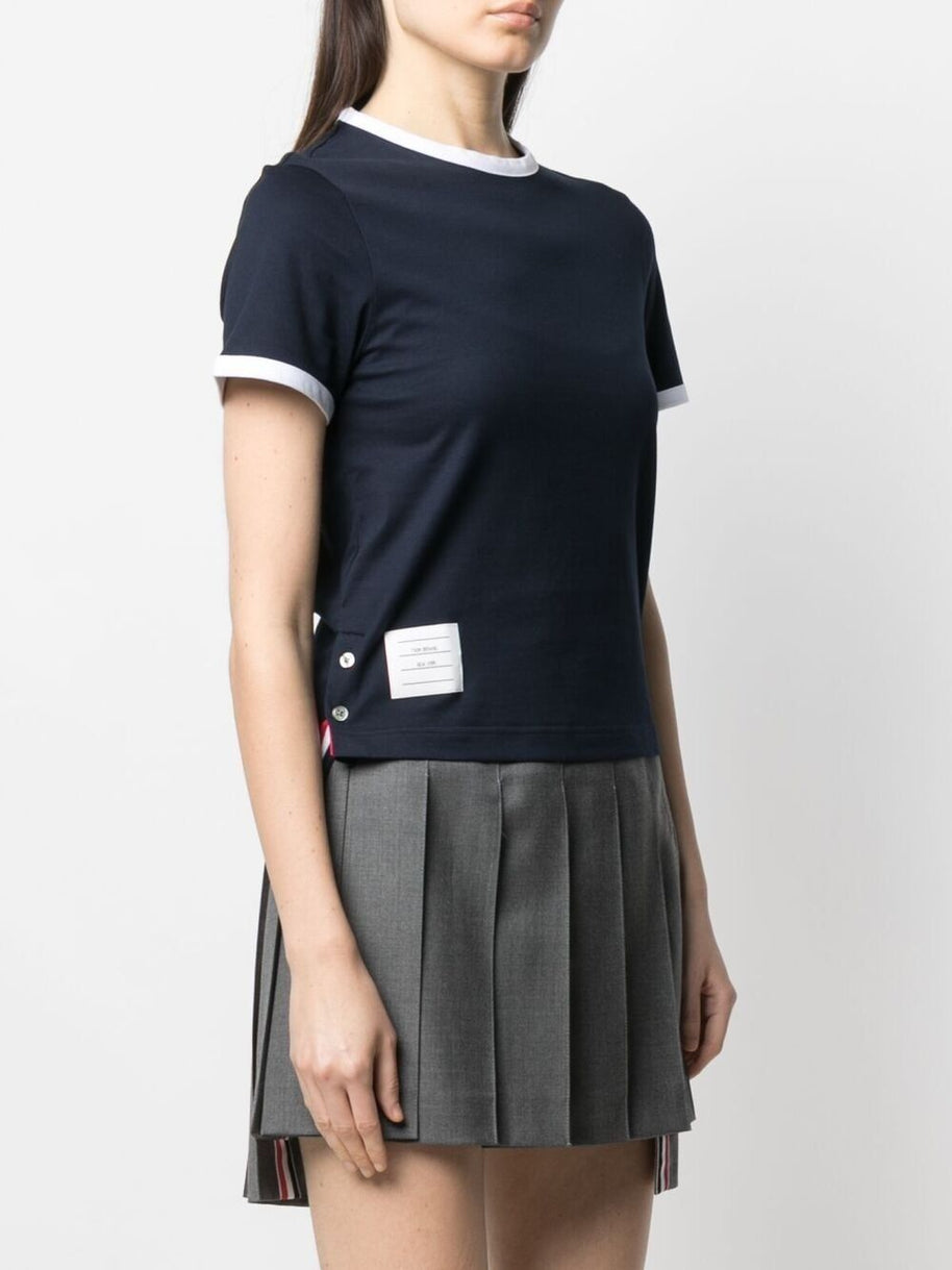 Thom Browne Cotton T-shirt - Blue