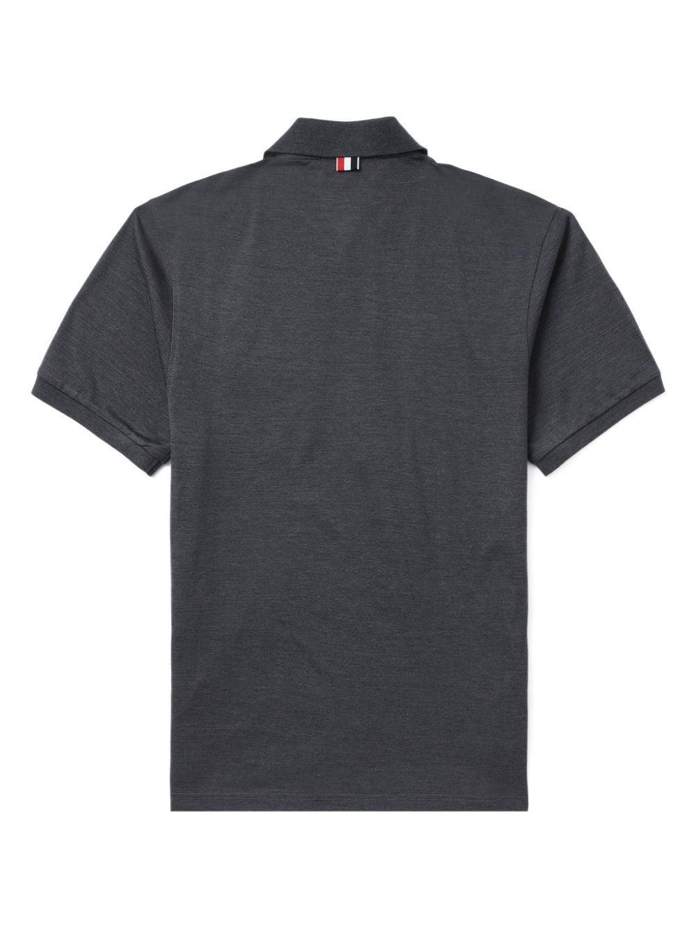 Thom Browne Rwb Cotton Polo Shirt - Grey