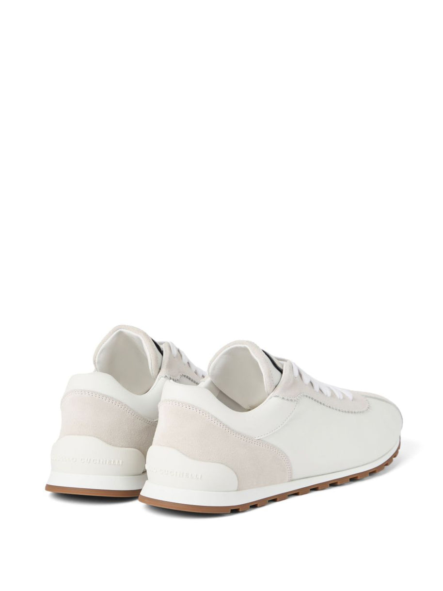 Brunello Cucinelli Suede Sneakers - White