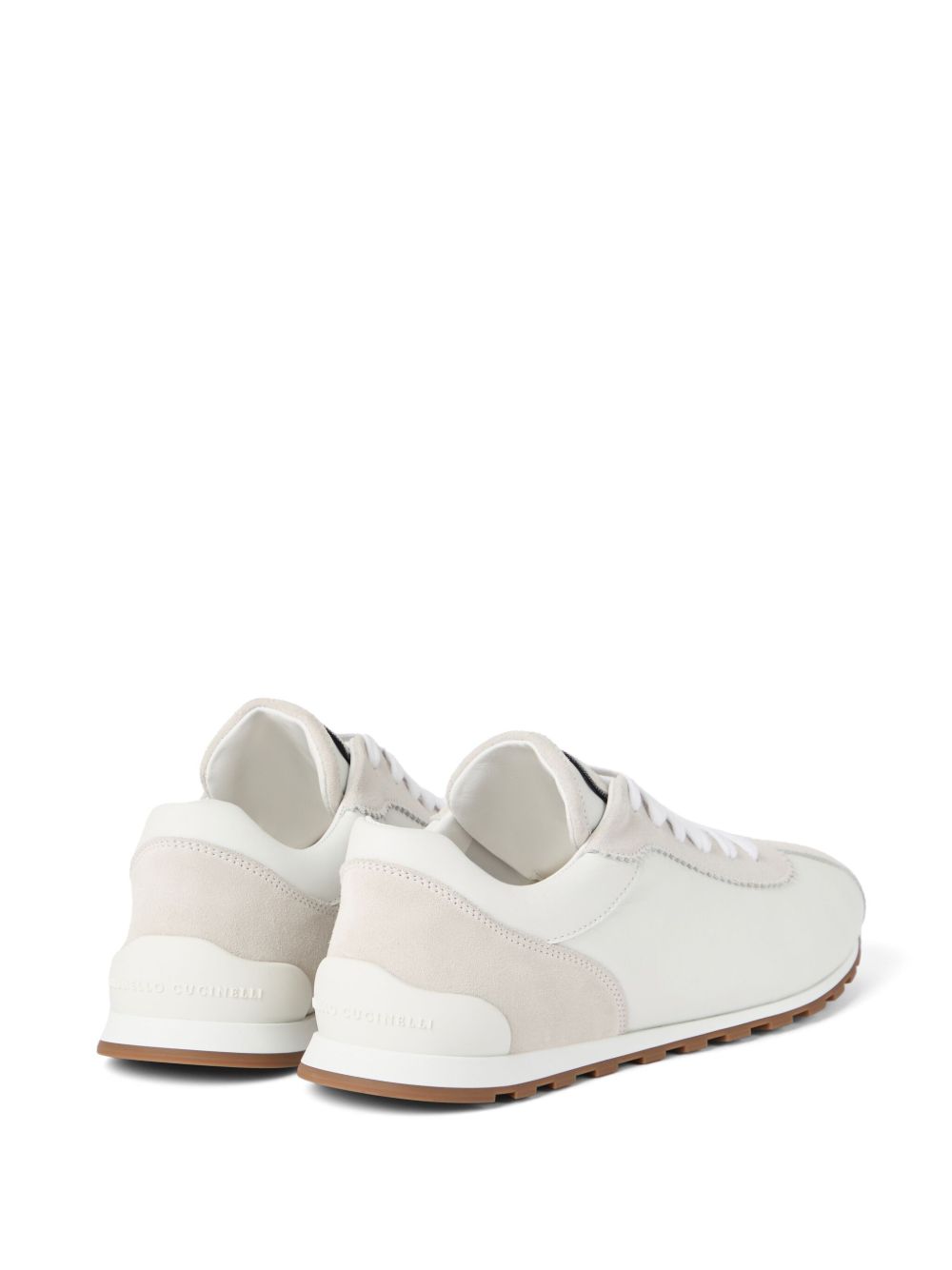 Brunello Cucinelli Suede Sneakers - White