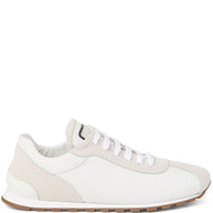 Brunello Cucinelli Suede Sneakers - White