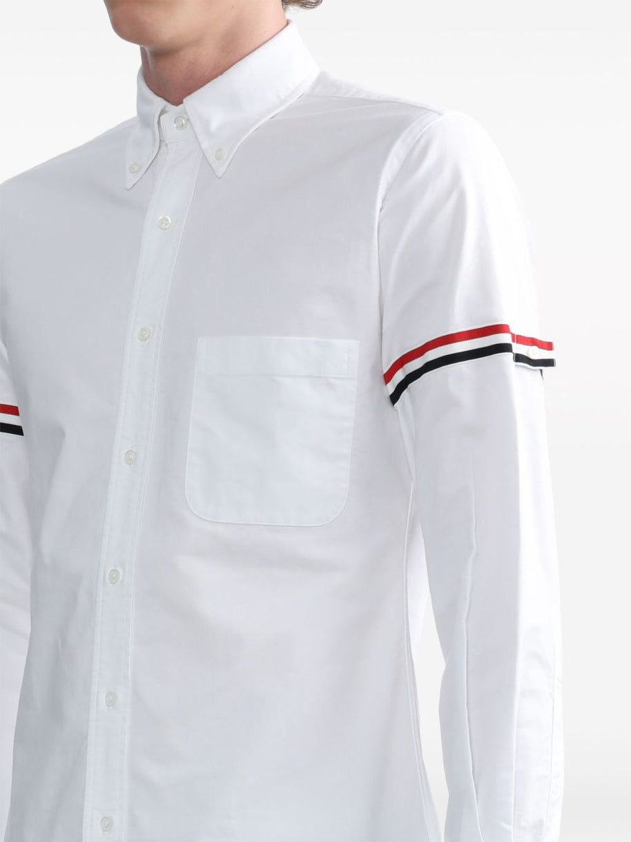 Thom Browne Rwb Cotton Shirt - White