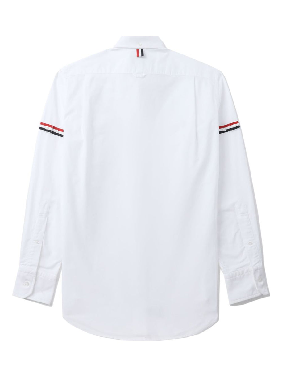Thom Browne Rwb Cotton Shirt - White
