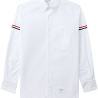 Thom Browne Rwb Cotton Shirt - White