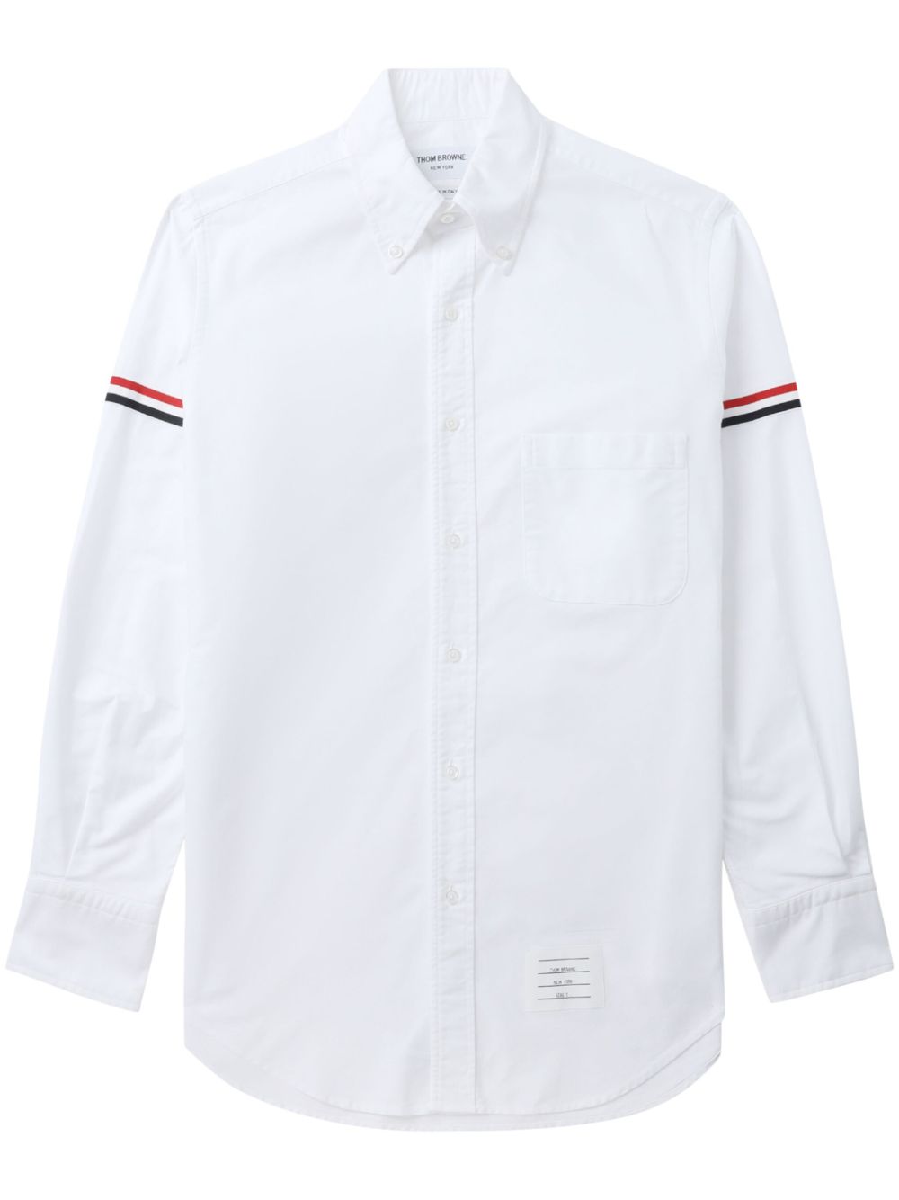 Thom Browne Rwb Cotton Shirt - White