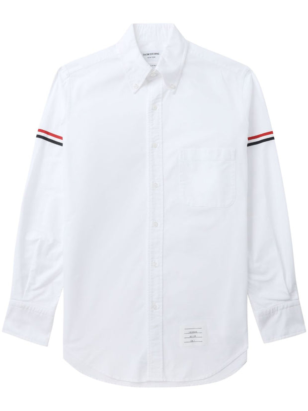 Thom Browne Rwb Cotton Shirt - White
