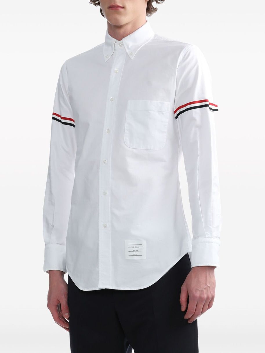 Thom Browne Rwb Cotton Shirt - White