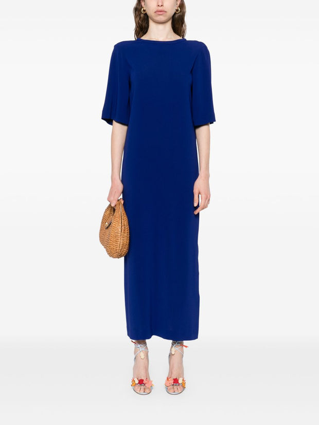Alberto Biani Cady T-shirt Dress In Blue