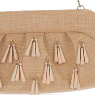 Themoire' Emera Fringed Clutch Bag