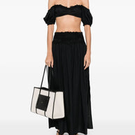 Ermanno Scervino Off-shoulder Lace Detail Cotton Top
