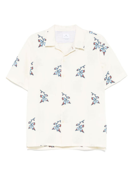Paul Smith Cotton Shirt In White