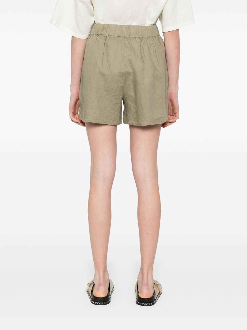 Closed Linen Shorts In Green