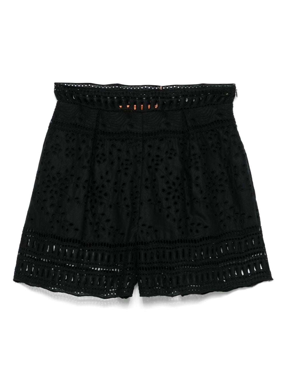 Ermanno Scervino Lace Shorts In Black