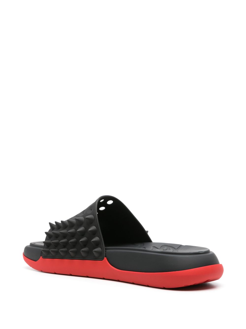 Christian Louboutin Take It Easy Pool Slide Sandals In Black