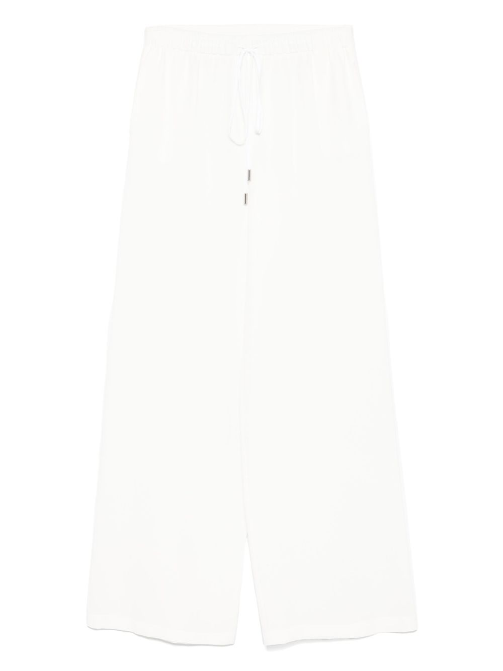 Ermanno Scervino Silk Trousers In White