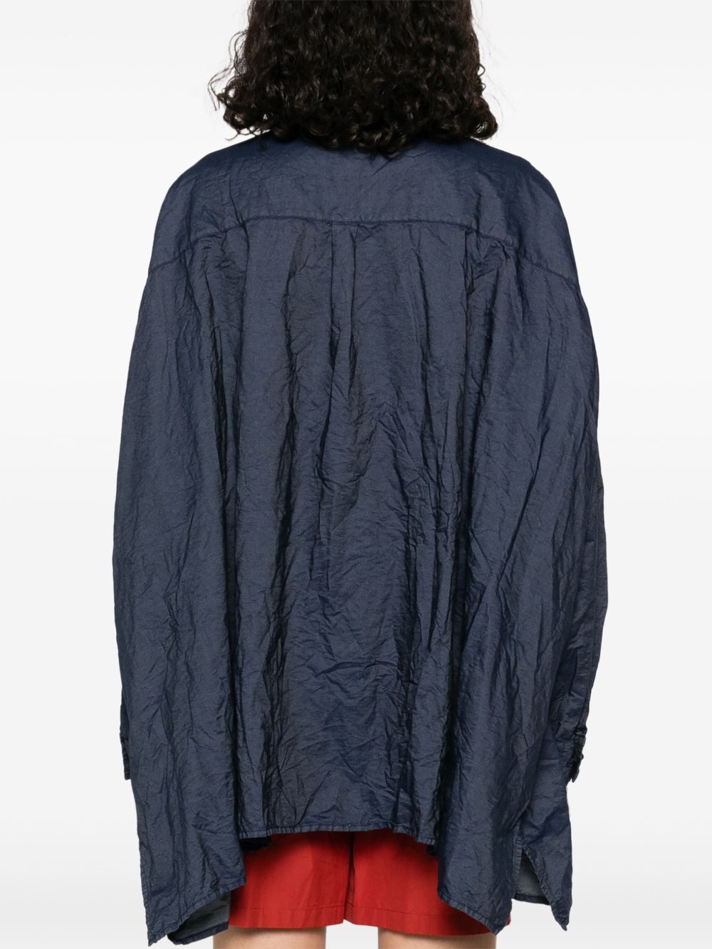 Daniela Gregis Cotton Shirt Blue