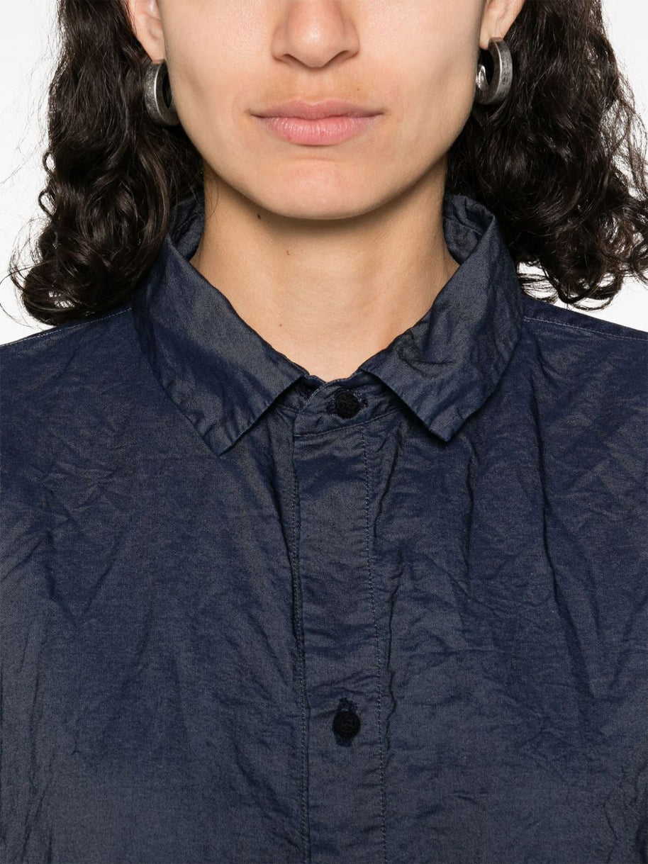 Daniela Gregis Cotton Shirt Blue