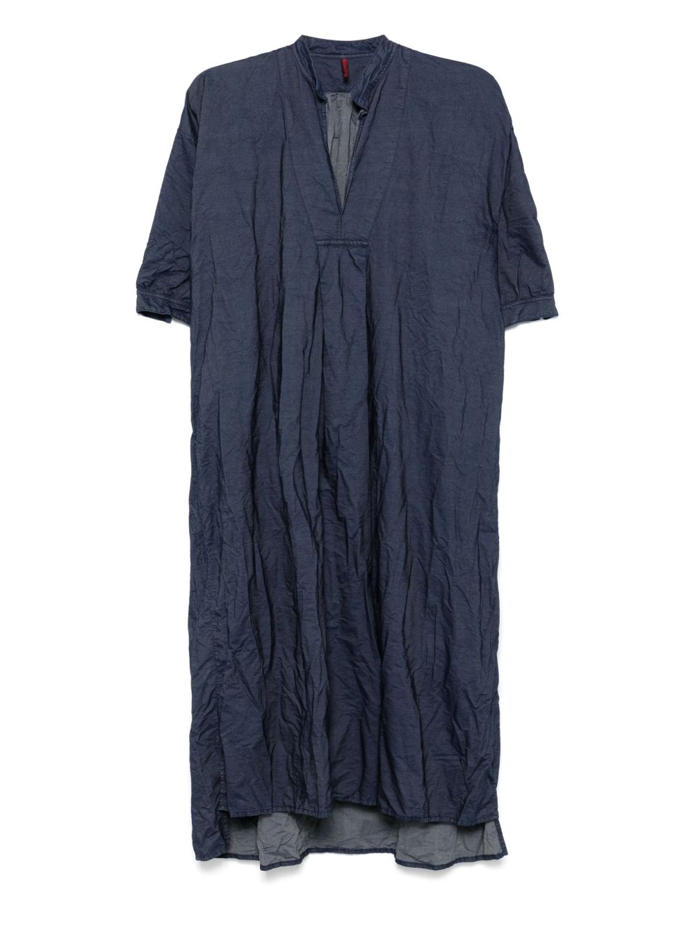 Daniela Gregis V-neck Shirt Dress In Blue