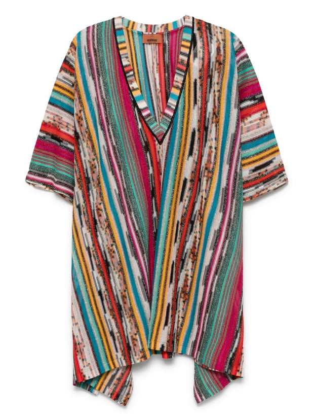 MISSONI BEACHWEAR PRE Striped Kaftan In MultiColour