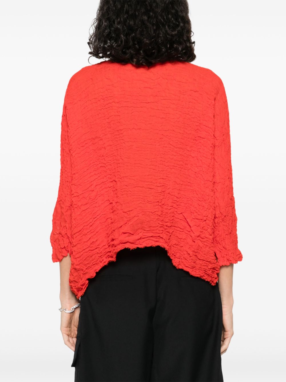 Daniela Gregis Boat Neck Shirt In Red