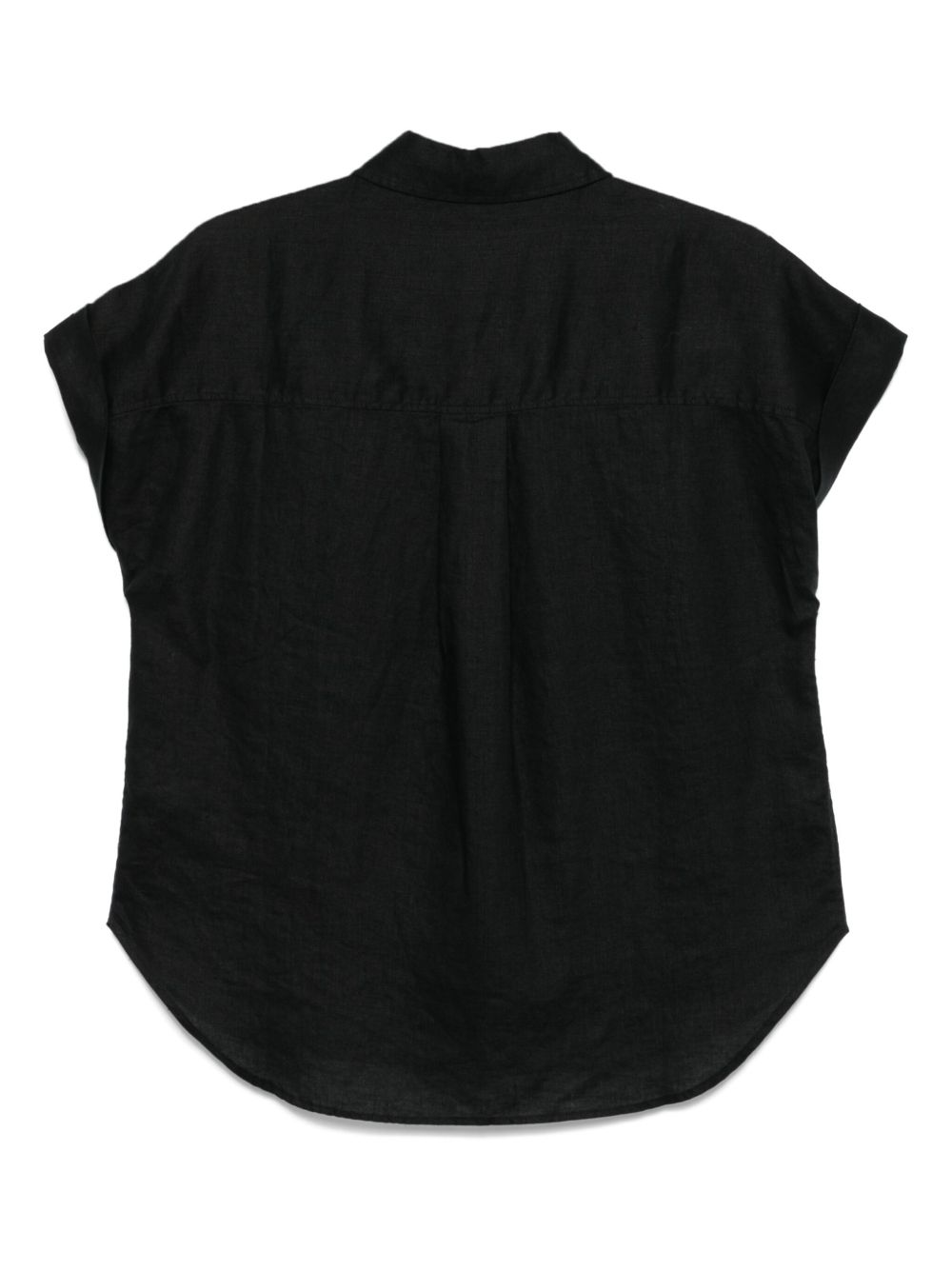 Closed Classic Rolled Cuff Shirt In Black
