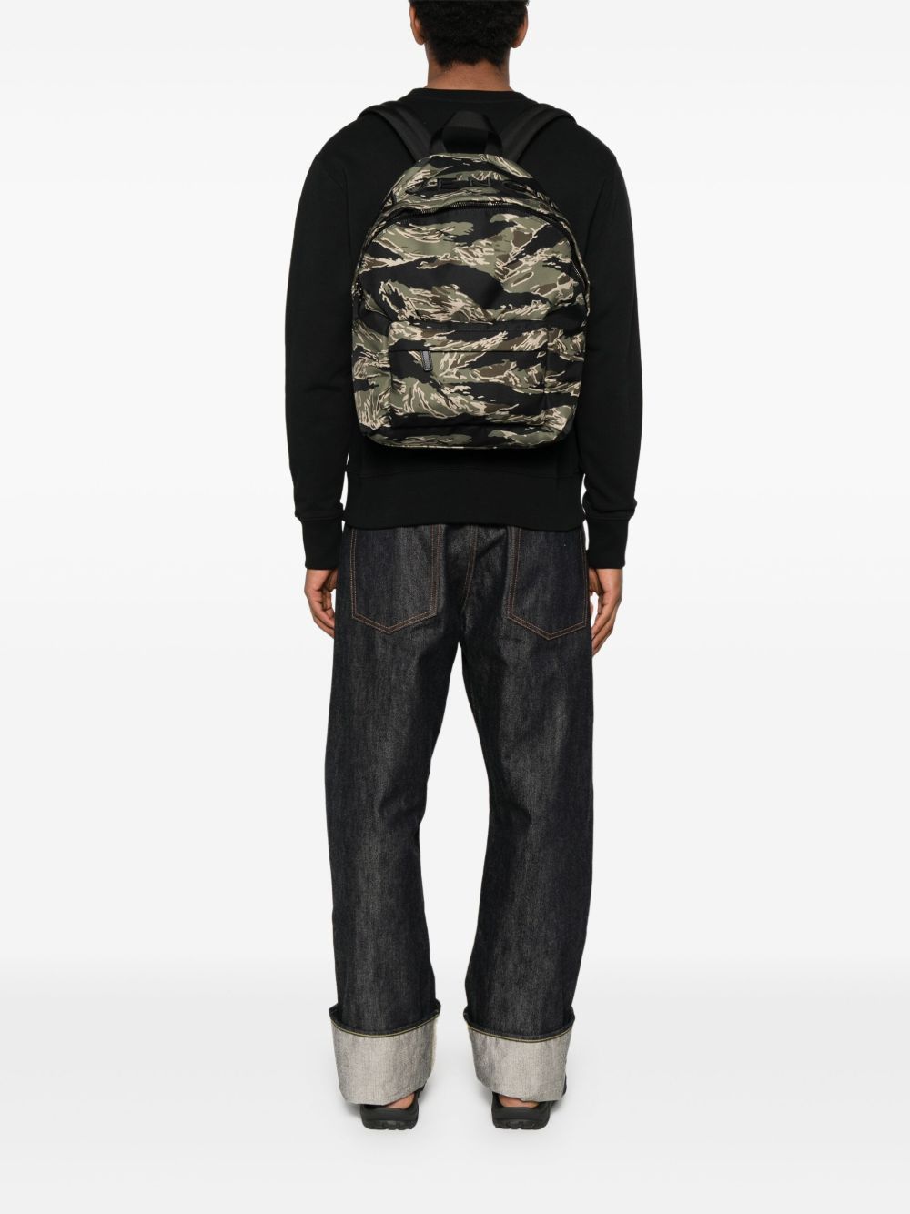 Givenchy Essential Printed Backpack In Black Camo