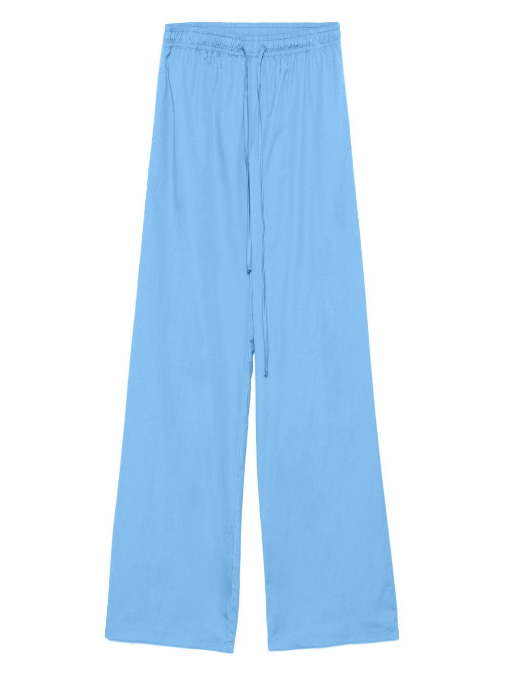 Ermanno Scervino Cotton Trousers In Clear Blue