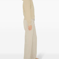 Burberry Vintage Check Patch Hooded Sweatshirt In Beige