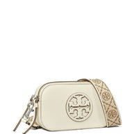Tory Burch Miller Mini Leather Camera Bag - Ivory