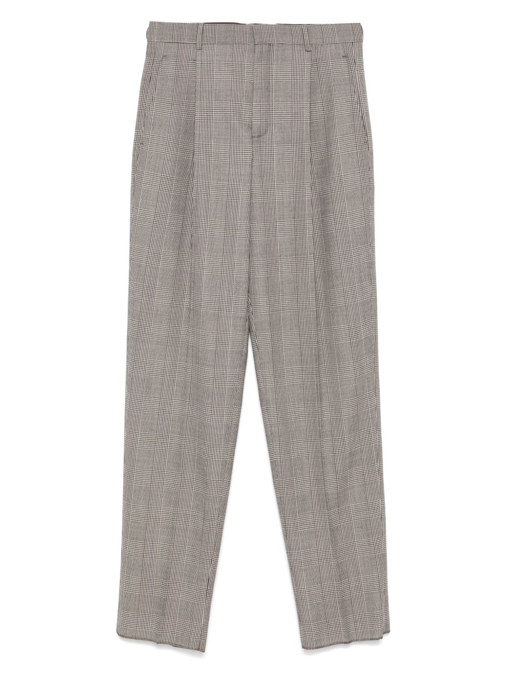 Saint Laurent Trousers In Brown