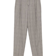 Saint Laurent Trousers In Brown