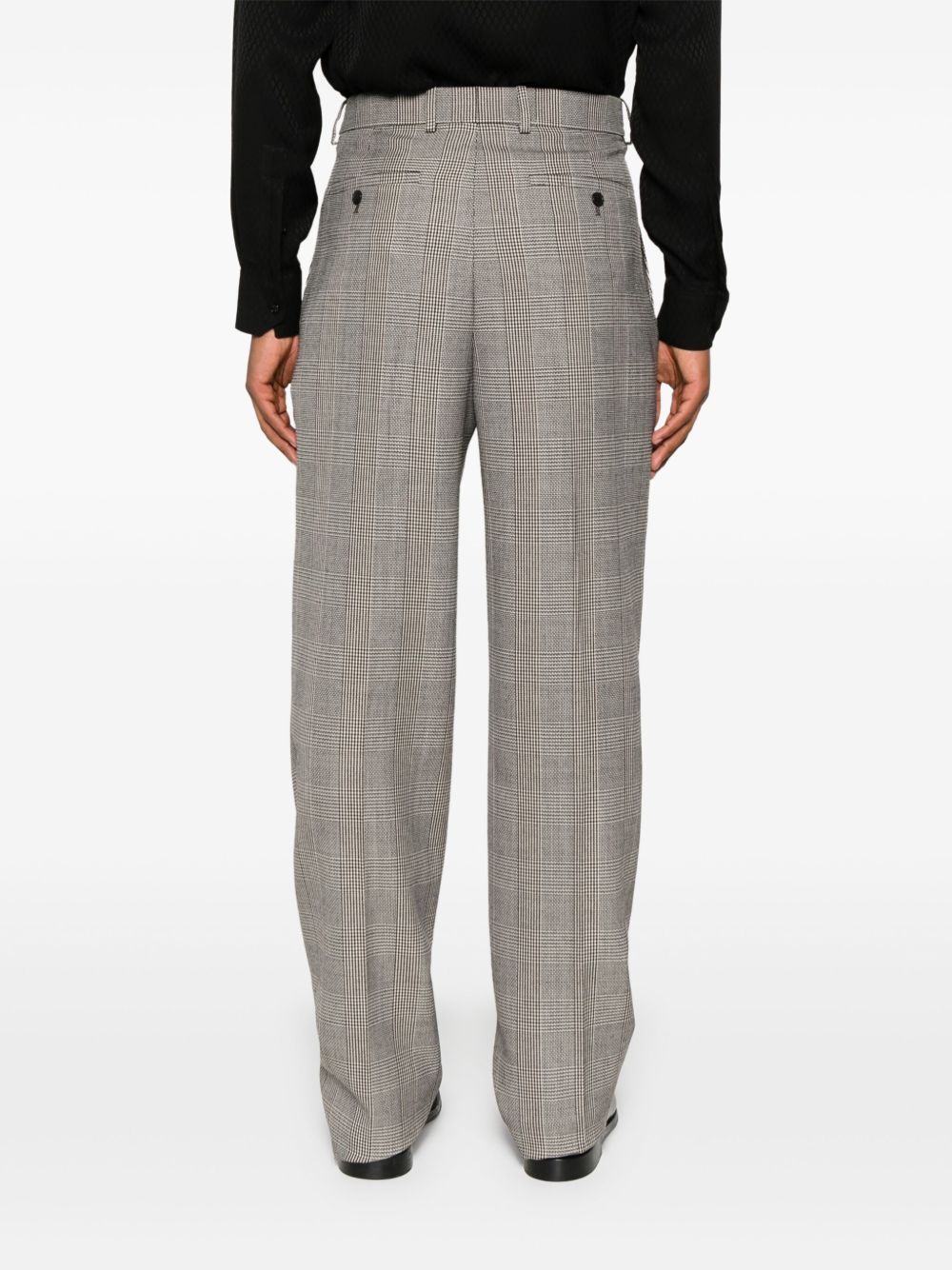 Saint Laurent Trousers In Brown