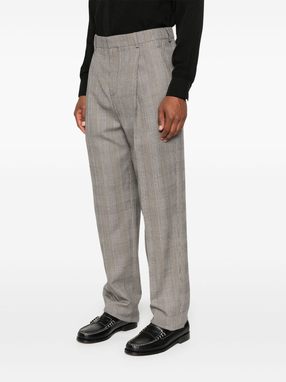 Saint Laurent Trousers In Brown