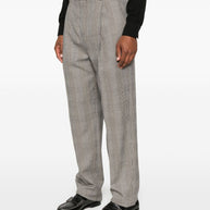 Saint Laurent Trousers In Brown