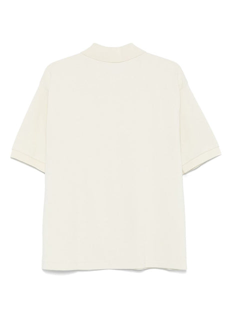 AURALEE Cotton Polo Shirt In Green