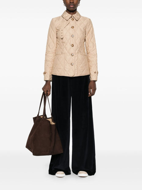 Burberry Quilted Jacket - Beige