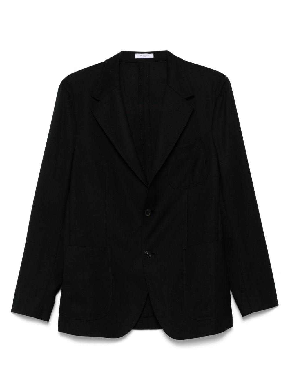 Boglioli Wool Single Breasted Jacket In Black