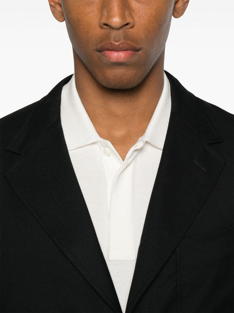 Boglioli Wool Single Breasted Jacket In Black