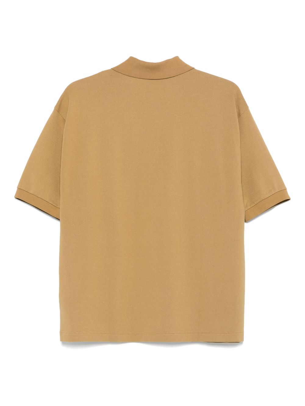 AURALEE Cotton Polo Shirt In Khaki