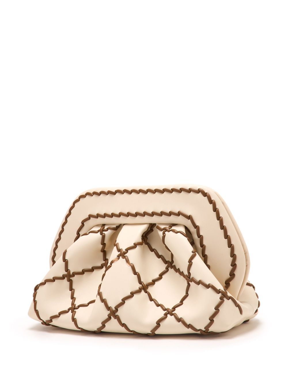 THEMOIRE' Tia Clutch Bag In White