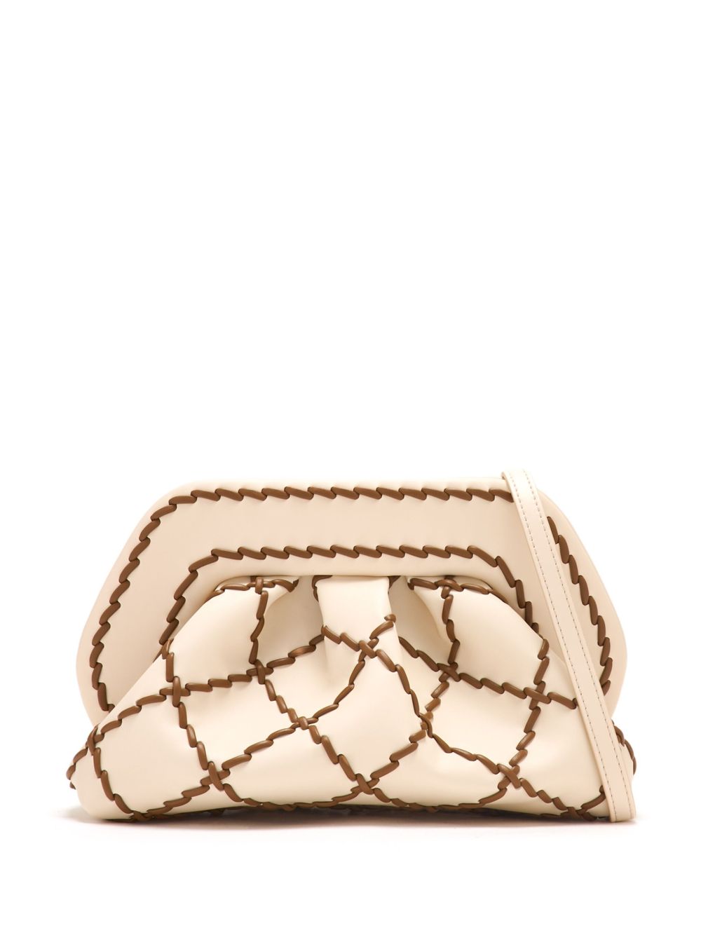 THEMOIRE' Tia Clutch Bag In White