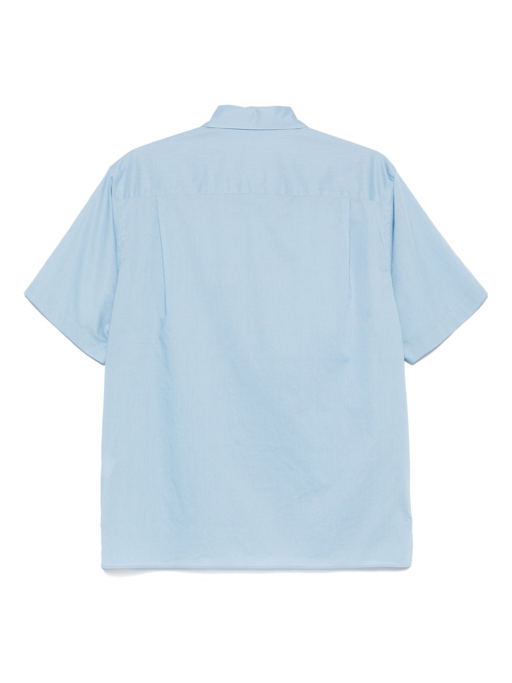 AURALEE Cotton Shirt In Clear Blue
