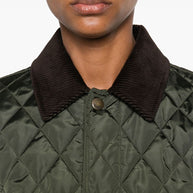 Burberry Quilted Jacket In Green