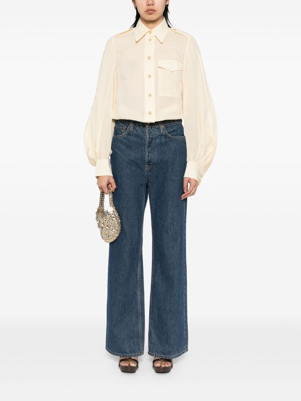 Zimmermann Shirt In Yellow