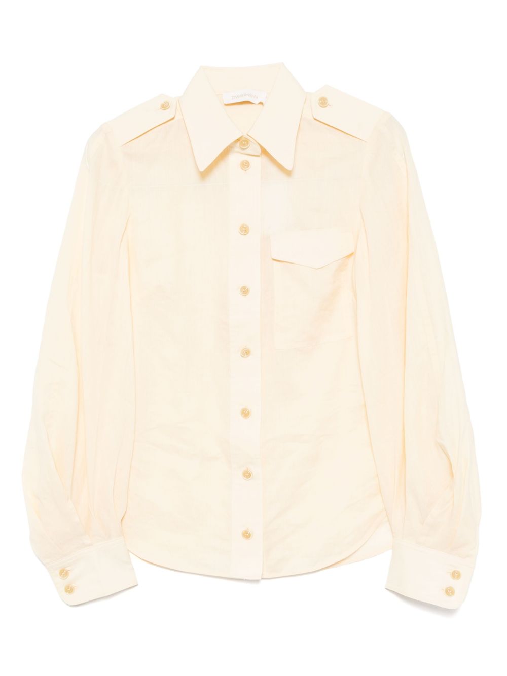 Zimmermann Shirt In Yellow